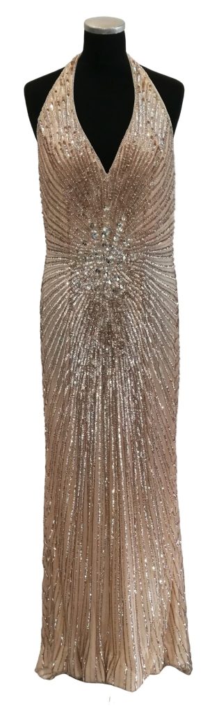 Nude halter with stone detail