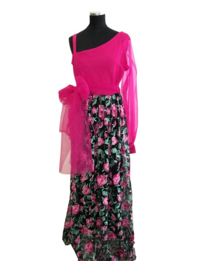 Pink Top Floral Skirt