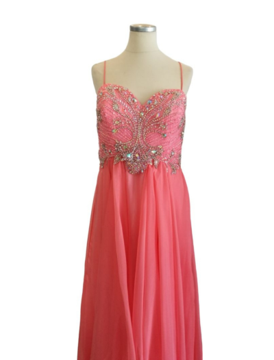 Pink with Stoned Bodice