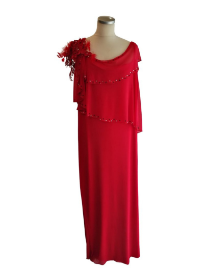 Red 3 Layer Drape