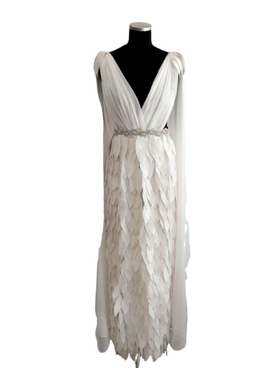 White with Layered Petals
