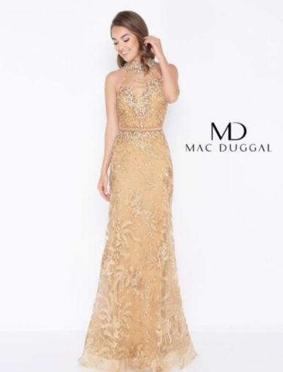 Gold High Neck