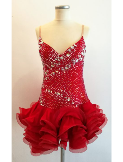 Furl Skirt Beaded Latin