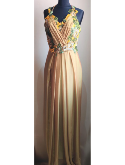 Yellow & Green Flower Bodice