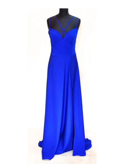 Royal Blue With X Front Straps