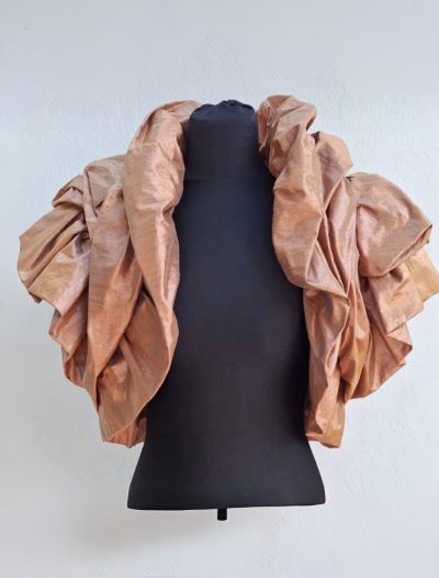 Brown Ruffled Bolero