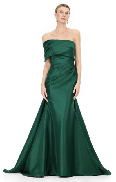 Green off shoulder mermaid
